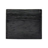 Black Epi Leather Slim Wallet - bigardinileather