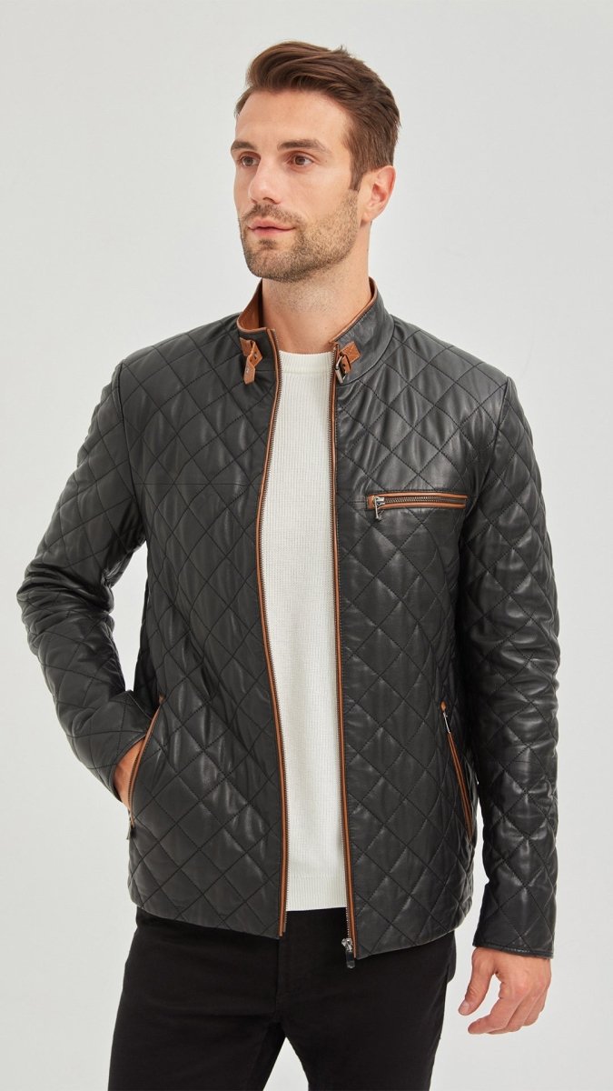 Charles Lambskin Leather Jacket - Bigardini