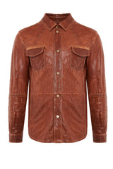 Dash Leather Shirt - Bigardini Leather
