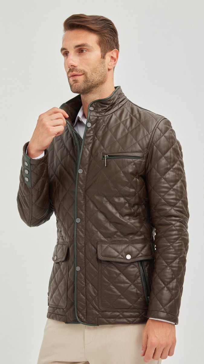 Henry Lambskin Leather Jacket - Bigardini
