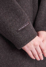 Karo Reversible Cashmere Coat - Mocha/Beige - Bigardini Leather