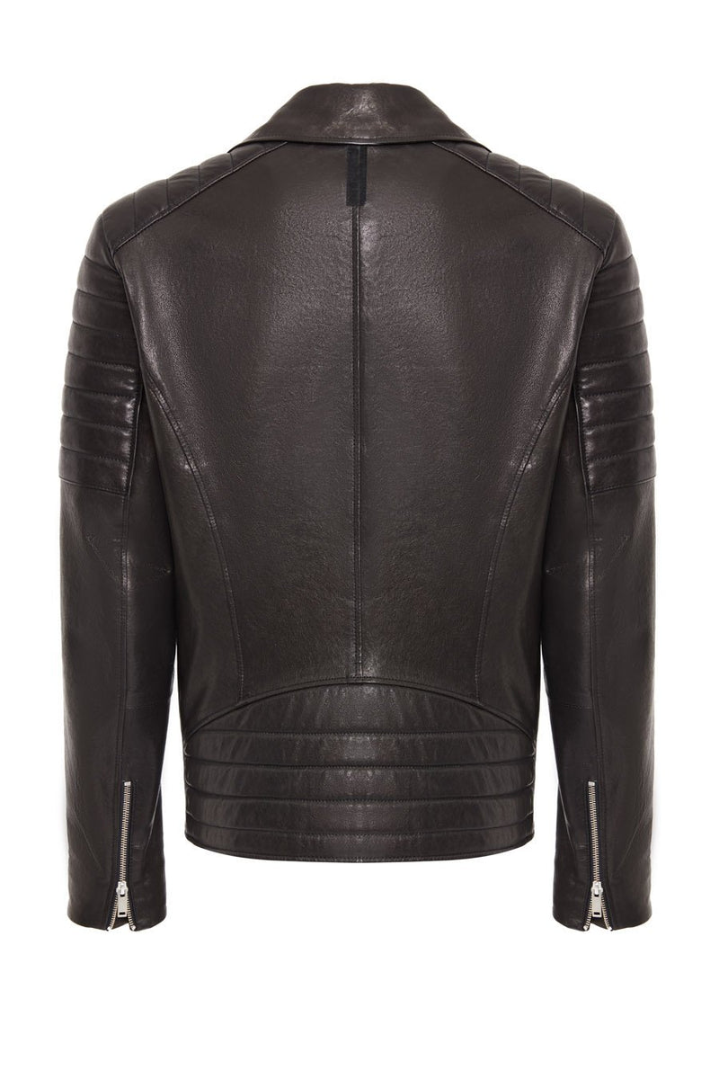 Pierre Leather Biker Jacket - Bigardini Leather