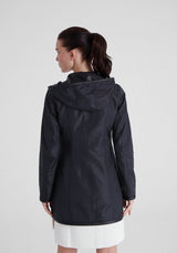 Roselie Black Lambskin Reversible Leather Coat - Bigardini