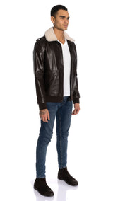 Wright Aviator Leather Jacket - Bigardini Leather